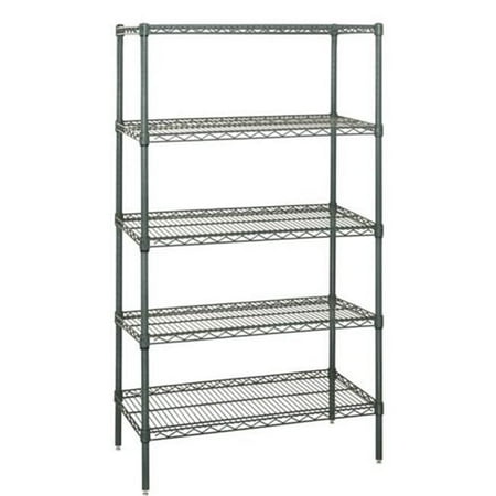 

Quantum Storage WR54-3042P-5 5-Shelf Proform Wire Shelving Starter Kit 30 x 42 x 54 in.