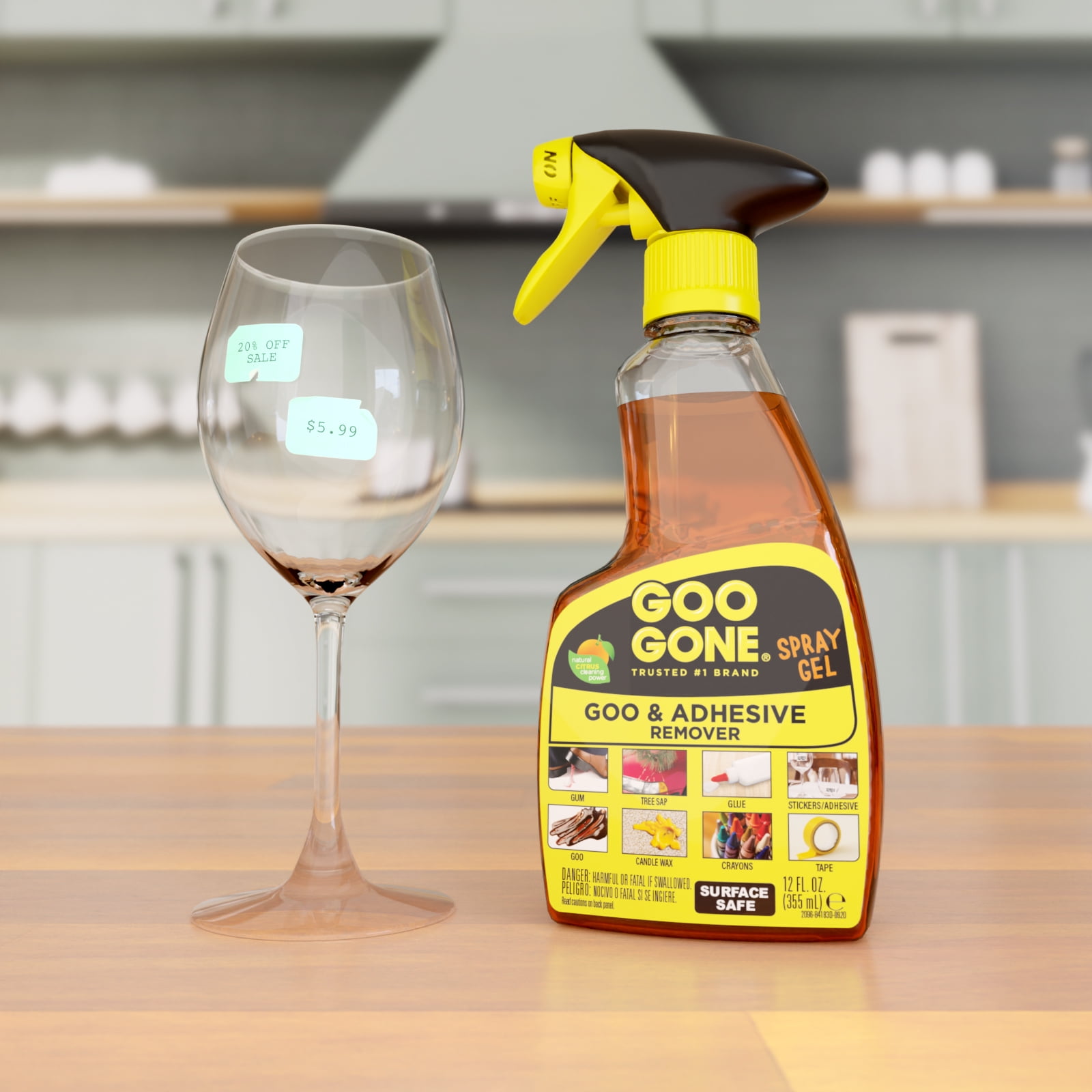 Goo Gone 12 oz. Goo and Adhesive Remover All-Purpose Cleaner Spray