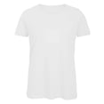 thumbnail image 1 of B&C - Camiseta de manga corta de algodón orgánico modelo Favourite para mujer (Blanco), 1 of 2