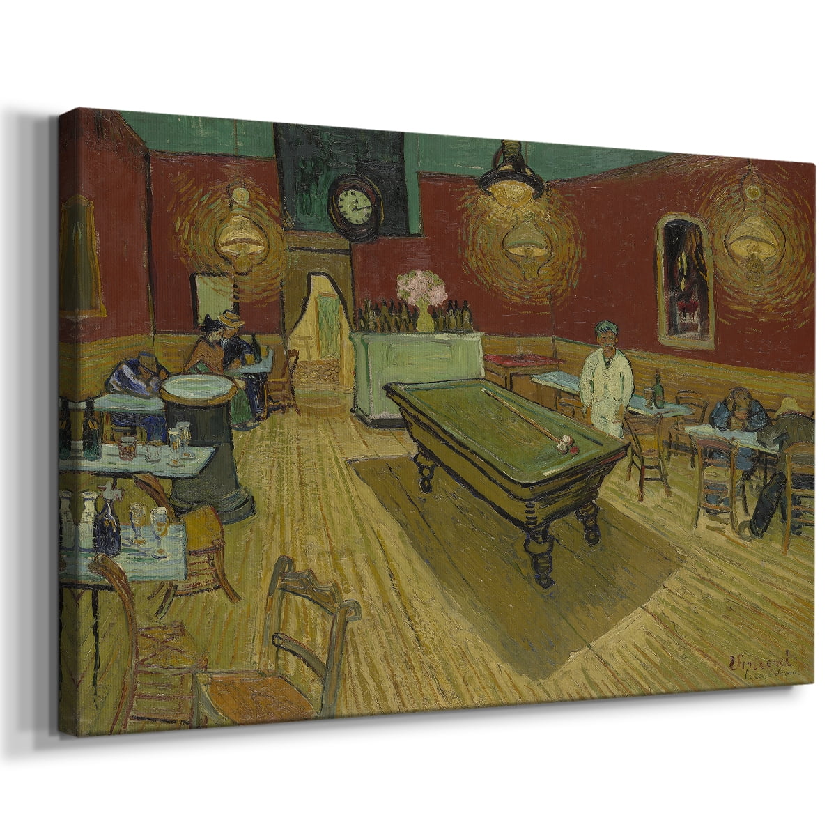 Wexford Home The Night Café - 16" x 20" Gallery Wrapped Canvas, Ready to Hang