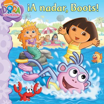 Pre-Owned ¡A nadar, Boots! (Swim, Boots, Swim!) (Dora la Exploradora/Dora the Explorer) (Spanish Edition) (Paperback) 1416979395 9781416979395