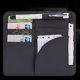 thumbnail image 4 of Multifunctional Automotive Car Sun Protection Visor Glass Storage Clip Holder Bag (Black with Random Line Color), 4 of 5