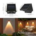thumbnail image 7 of Outdoor Solar Wall Light - IP65 Waterproof Garden Lamp Auto Dusk-to-Dawn 18650 Battery Pathway Lighting Courtyard Decor Villa Accent Light(B), 7 of 7