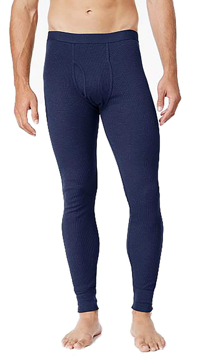 Alfani Underwear Mens Underwear Navy Big & Tall Thermal Knit Pants 25 4XL