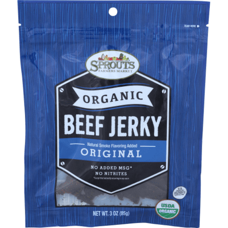 Pack of 3 - Sprouts Organic Original Beef Jerky, 3 (Best Sprouts To Eat)