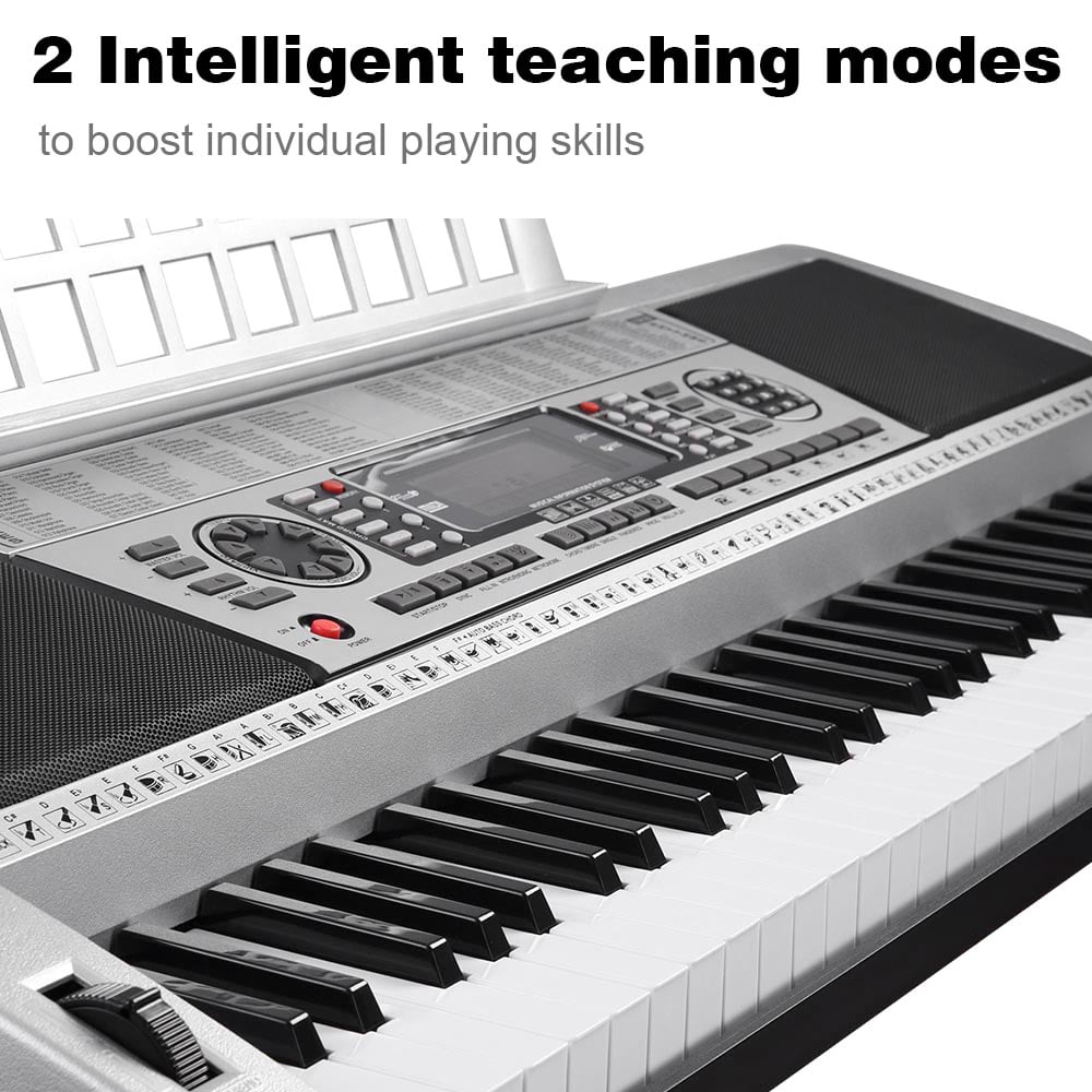 61 Key Electronic Digital Piano Keyboard Music Lcd Organ W Music