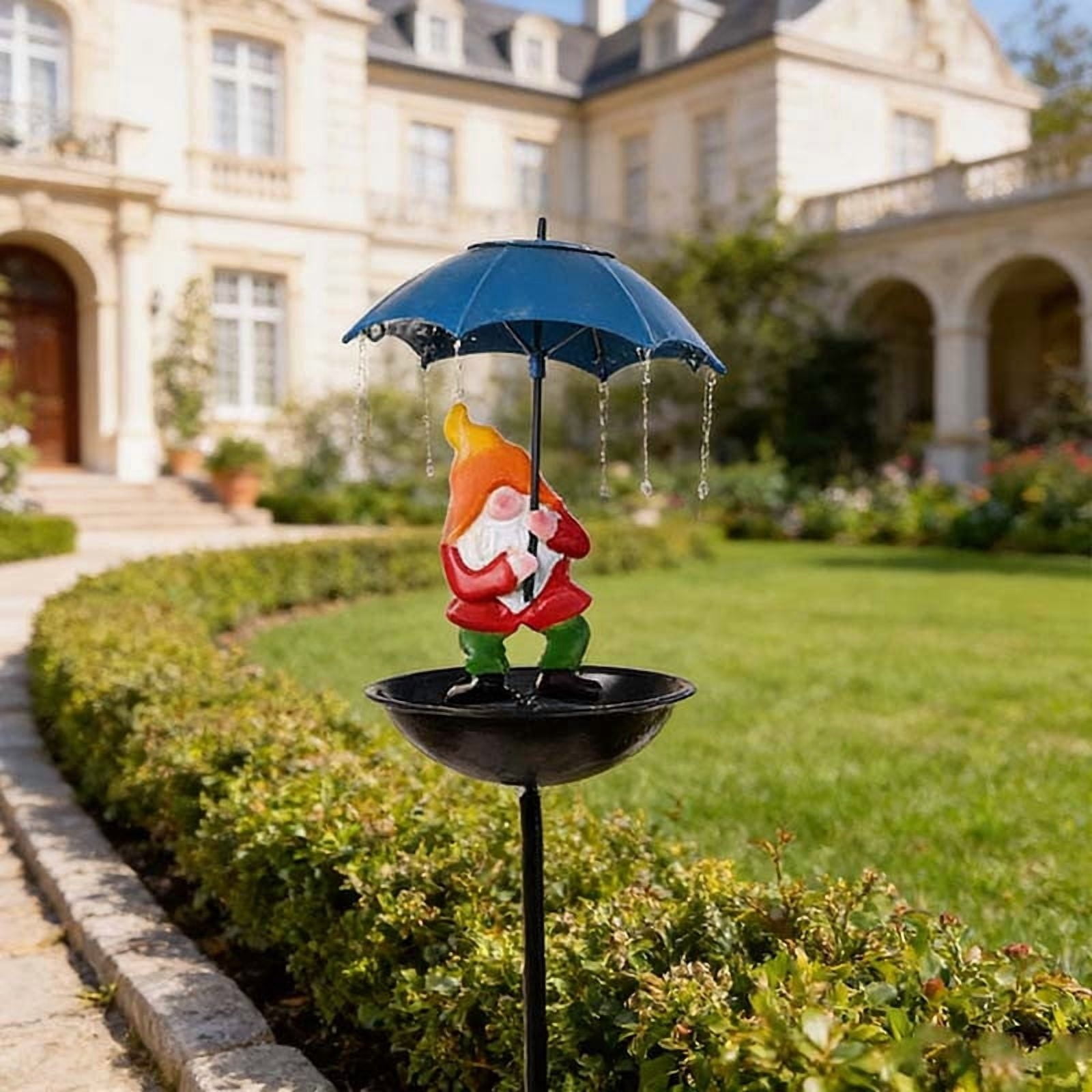 Hummingbird Feeders For Outdoors Solar Bird Feeder Garden Decor Outdoor Solar Lights With Umbrella Feeder Decorative Lights Yard Art Ornament Bird Feeder for Outdoors Hanging