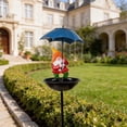 thumbnail image 5 of Hummingbird Feeders For Outdoors Solar Bird Feeder Garden Decor Outdoor Solar Lights With Umbrella Feeder Decorative Lights Yard Art Ornament Bird Feeder for Outdoors Hanging, 5 of 7