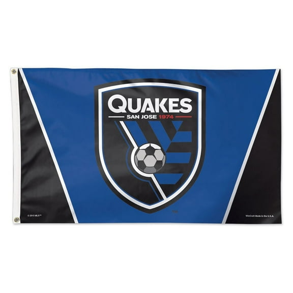 WinCraft San Jose Earthquakes 3' x 5' Deluxe Single-Sided Flag