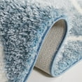 thumbnail image 5 of SAFAVIEH Tahoe Elwyn Trellis Shag Area Rug, 4' x 6', Blue/White, 5 of 8