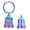 Rainbow, variant on Soundable Eagle Bell Urn Pendant Cremation Jewelry for Ashes Holder Memory Keychain Human Pet Memorial Jewelry Keyring