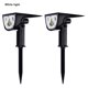 thumbnail image 2 of Bearachild 10W 900lm 120 grados girado jardín luz solar energía paisaje luz IP55 impermeable al aire libre patio lámpara Iluminación y accesorios TYPE2 Paquete de 2 luces blancas Bearachild HA005599-04B, 2 of 6