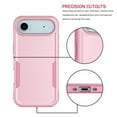 thumbnail image 6 of For iphone 17 Air Case, Ebizware Heavy Duty Rugged Shockproof Phone Case [Military Grade Drop Tested] Dual Layer Full Body Protective Bumper for Apple iphone 17 Air Cover - Rose Gold, 6 of 8