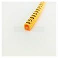 thumbnail image 5 of PVC cable marker EC-0 EC-1 Cable Wire Marker Number 0 to 9 Cable Size 1.5 yellow color PVC cable markers insulation marker, 5 of 5