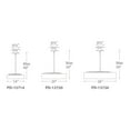 thumbnail image 4 of WAC Lighting Manhattan 26" LED 2700K Contemporary Aluminum Pendant in Black, 4 of 5