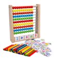 thumbnail image 1 of MesaSe 1 Set Wooden Educational Abacus Children‘s Calculation Toy Math Learning Tools, 1 of 6
