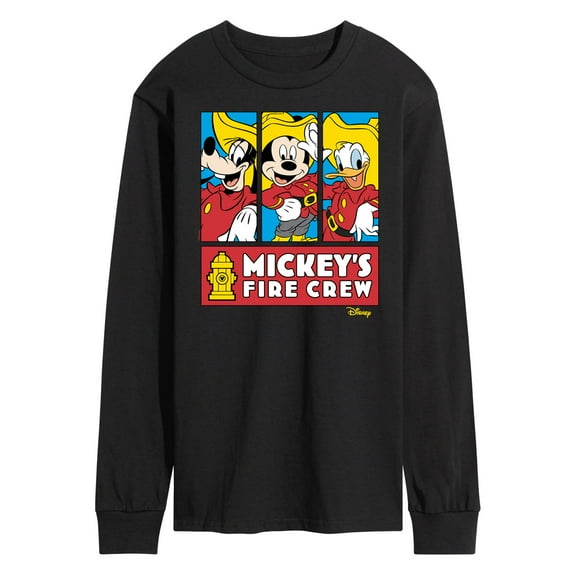 Disney - Firefighter Mickey & Friends - To The Rescue - Men's Long Sleeve T-Shirt