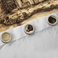 thumbnail image 4 of Homewish Wild Animal Bear Blackout Curtains Set of 2 (52x84 Each),Rustic Farmhouse Cabin Window Curtains,Beige Brown Curtains and Drapes For Boys Kids,Ultra Soft Home Decor, 4 of 6