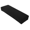 thumbnail image 3 of Housse de Coussin de Banc Extensible Haute pour Salle à Manger Noir, 3 of 9