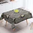 thumbnail image 1 of Aztec Tablecloth, Ethnic Tribal Geometric Design Rustic Native Washble Table Cover for Dinning Kitchen Farmhouse Party Decor 60""x120"", 1 of 5