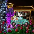 thumbnail image 4 of Easter Outdoor Decorations with Led Light, Easter Bunny Yard Signs with Stakes Large Rabbits Party Supplies for Spring Easter Lawn Garden Welcome Decoration, 4 of 7