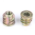 thumbnail image 4 of 3 Types M4 M5 Hex Nuts Zinc Alloy Inside Hex Socket Insert Nuts Rivet Nuts For Wood Furniture Fastening Parts Practical Tool, 4 of 8