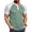 Green, variant on Mens Henley Shirts Raglan Short Sleeve Baseball Tees Casual Slim Fit T-Shirts Color Block Workout Top