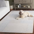 thumbnail image 3 of SAFAVIEH Metro Abraham Geometric Area Rug, Ivory/Light Blue, 6' x 6' Square, 3 of 11