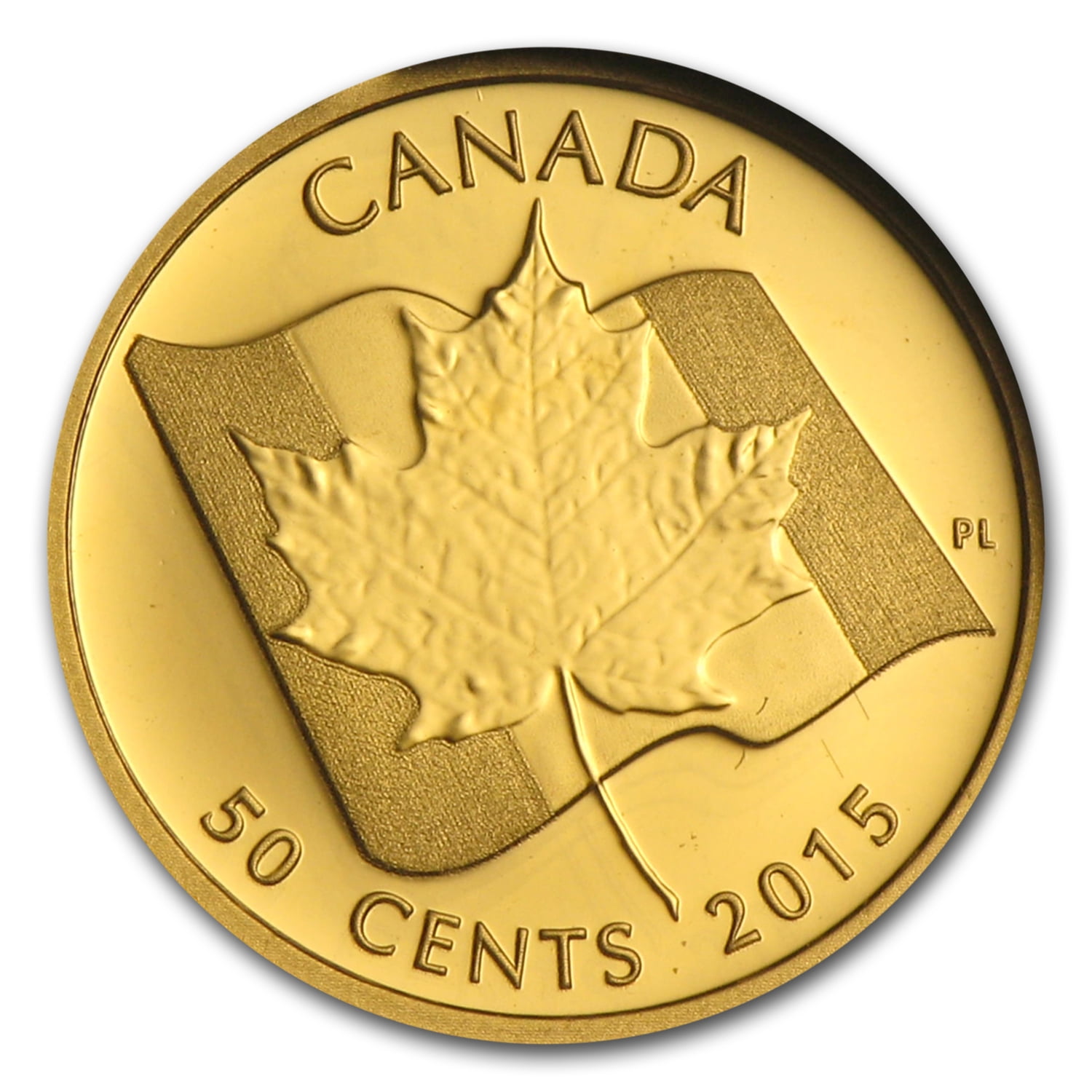 2015 Canada 1/25 oz Proof Gold 0.50 Maple Leaf