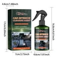 thumbnail image 3 of Multi Functional Car Interior Cleaner For Decontamination And Odor Removal Safe And Non-destructive Suitable For Automotive Leather Fabrics 100ml, 3 of 9