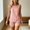 Pink, variant on FRSASU Pajamas Set for Women 2 Piece Ribbed Knit Lounge Set Sleeveless Crew Neck Matching Shorts Sleepwear Soft Pjs Pink