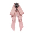thumbnail image 4 of Pajarita de mujer Yinane Corbata de moño Rosa Longitud Ajustable, 4 of 8
