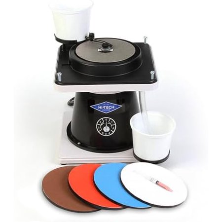 Hi-Tech Diamond 6" All-U-Need - Lapidary Equipment, Mineral & Stone Rock Shaping, Stone Grinder, Shaper w/ Variable Speed Motor & Stone Polishing Machine Tool, Includes Mineral Rock Polishing Kit