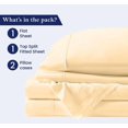 thumbnail image 3 of California King Size 34" Split Top Flex Head 4-PCs Sheet Set Fits 14-18" Deep Pocket, 500-TC Egyptian Cotton (Solid, Beige), 3 of 6