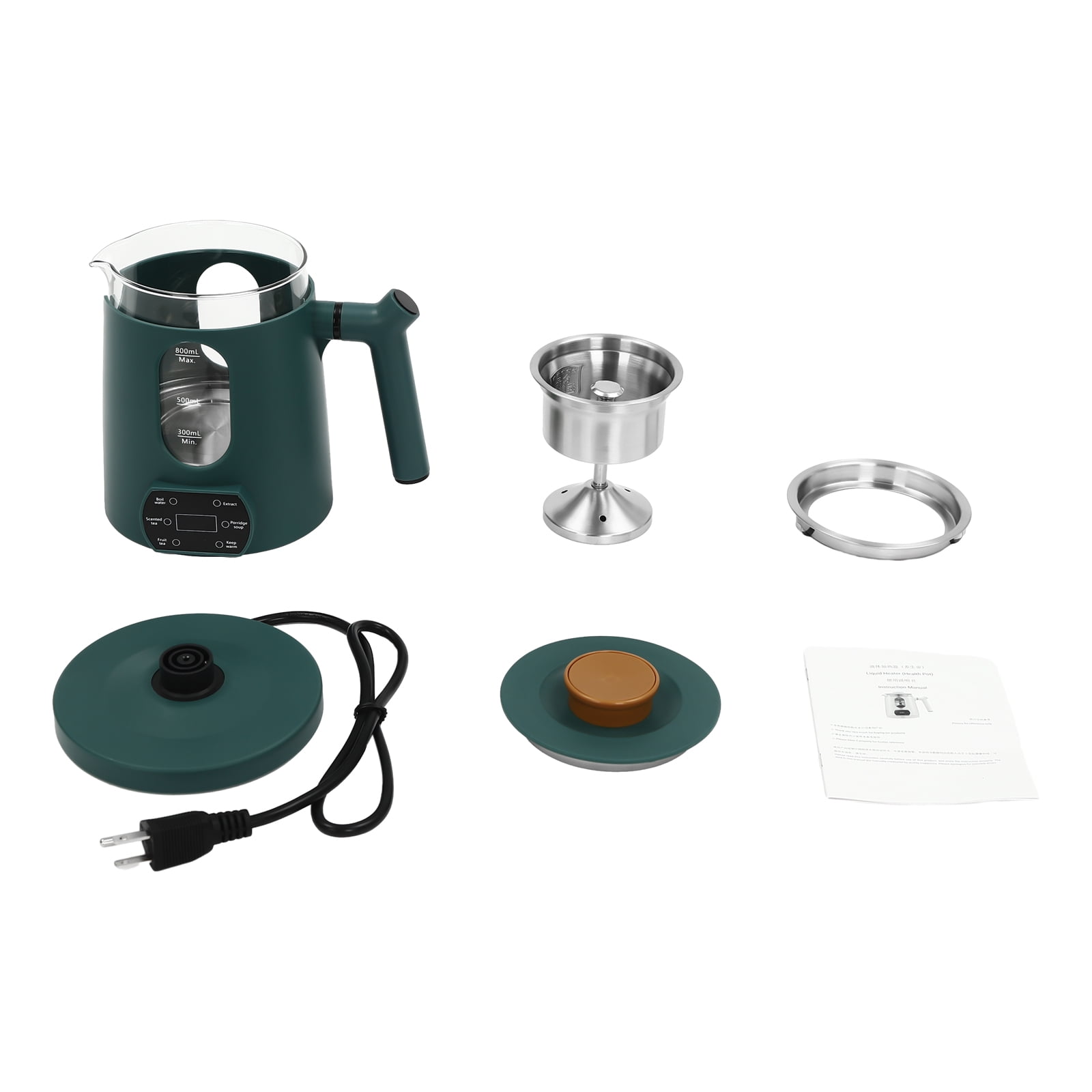 Temperature Control Electric Tea Kettle, 600W Electric Kettle 140℉ Water Warm Water Boiler & Heater 27oz Multi-functional Electric Teapot With Digital Display