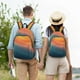thumbnail image 4 of Disketp yellow orange and teal Mochila de Lona Estampada, Mochila Escolar de Viaje Ligera para Estudiantes y Portátil-Medium, 4 of 5