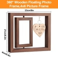 thumbnail image 1 of Wooden floating photo frame-23*21*4CM-box packaging, 1 of 7