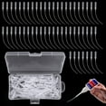 thumbnail image 1 of 300 Pcs Micro-Pointes de Colle, Rallonge en Plastique à Micro-Pointes, Applicateur de Précision, Distributeur de Super Colle avec Boîte pour Bricolage, Maison, Industrie, Meubles, Atelier, 1 of 6
