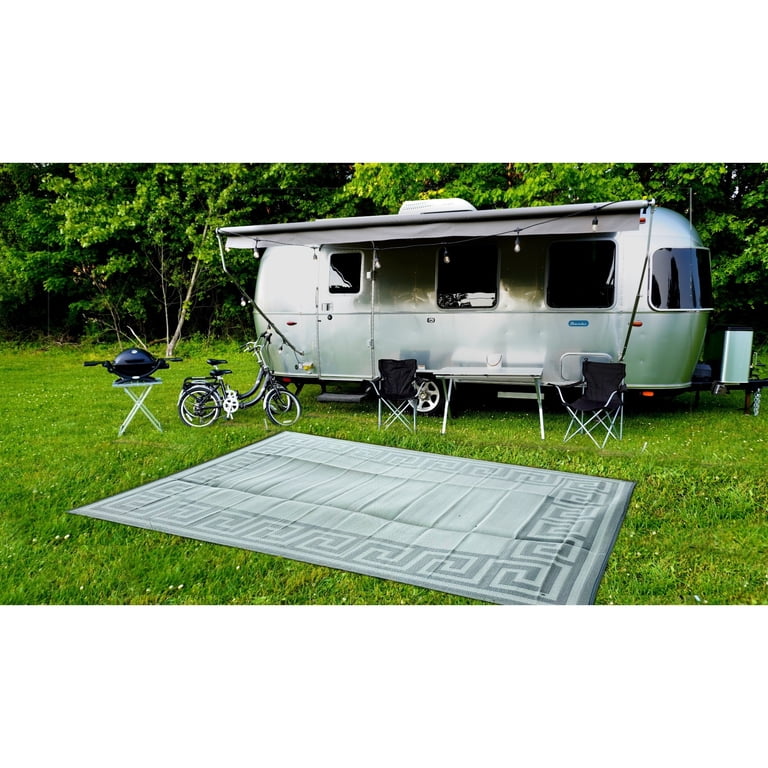 Auto Drive 9 x 12 Reversible Greek Key RV Patio Mat - Walmart.com