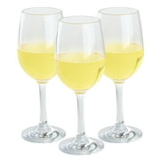 Bev Tek 14 oz Plastic Wine Glass - 3 1/4" x 3 1/4" x 8 1/2" - 6 count box