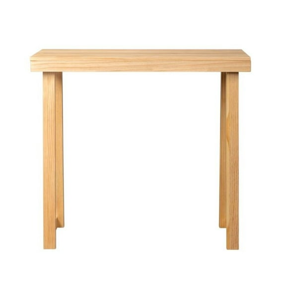 35.8 Inch Solid Wood Console Table - Entryway Sofa Table, Narrow Hallway Table for Living Room, Foyer - Wood Color as picture