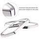 thumbnail image 1 of 1 par de embellecedores de cubierta de tubo de escape plateados aptos para Mercedes Benz Clase A W176 2016-2019, 1 of 12