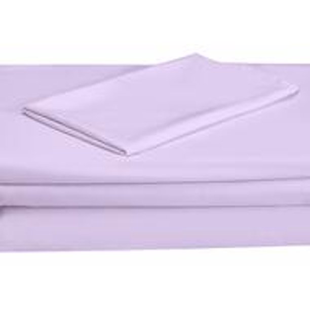 EVERYDAY KIDS 3 Piece Toddler Sheet Set Solid Purple