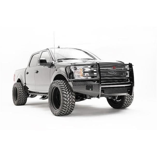 FF18K45601 2018 Ford F150 Steel Full Grill Guard with Tow Hooks Black