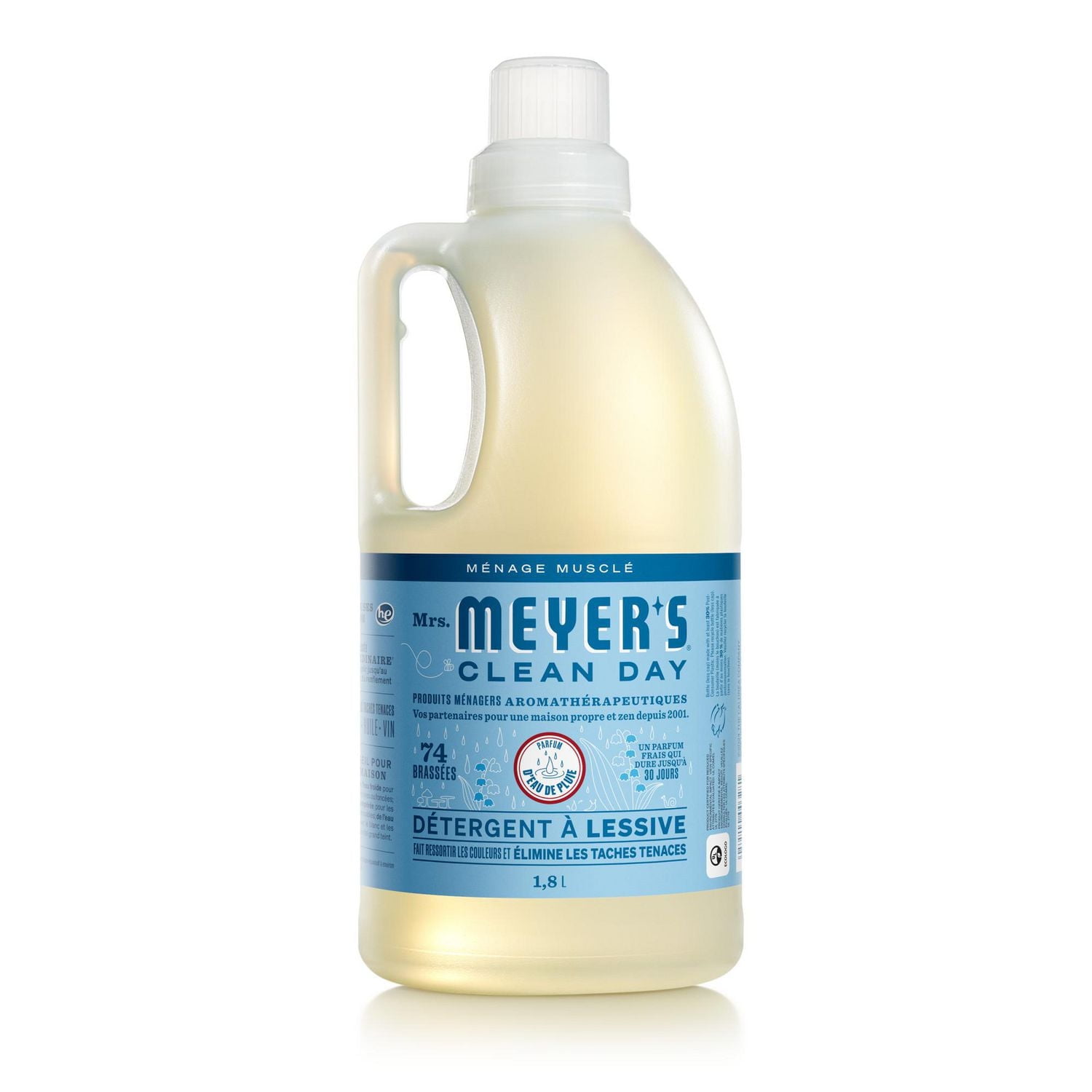 Mrs. Meyer's Clean Day Laundry Detergent, 74 load Rainwater Scent1.8L