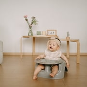 Bumbo Plastic Floor Seat Lite Baby Chair with Removable Tray for 3-12 Months, Breige