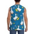 thumbnail image 4 of Balery Cartoon Goose Men's Sleeveless Muscle Shirts Workout Tank Top, Moisture Wicking, Odor Protection-Small, 4 of 8