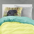 thumbnail image 2 of Black Bears by Daphne Baxter Fabric Standard Pillowcase, 2 of 2