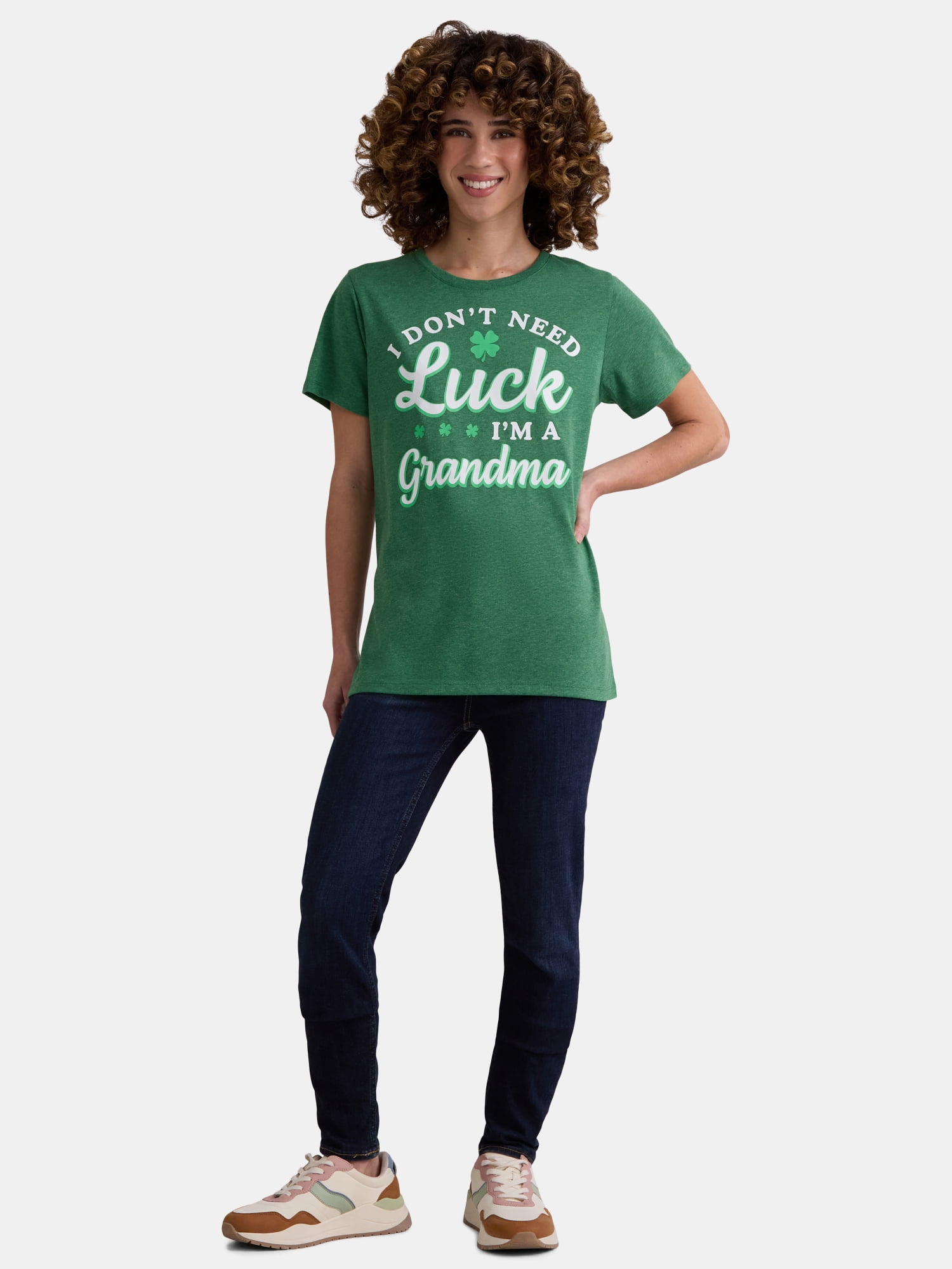Way to Celebrate Women's St. Patrick's Day Graphic Tee, Sizes S-XXXL