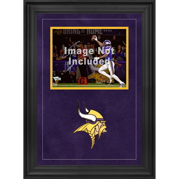 Minnesota Vikings Deluxe 8" x 10" Horizontal Photograph Frame with Team Logo